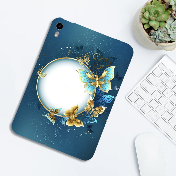 For iPad mini 2024 / mini 6 Color Painting Pattern Smart Tablet TPU Case