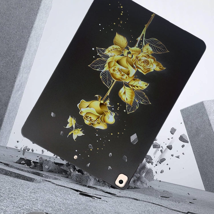 For iPad 10.2 2021 / 2020 / 2019 Color Painting Pattern Smart Tablet TPU Case