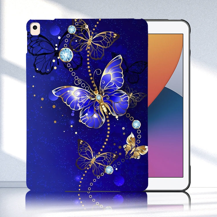 For iPad 10.2 2021 / 2020 / 2019 Color Painting Pattern Smart Tablet TPU Case