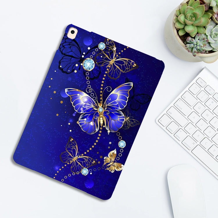 For iPad Air 10.5 2019 Color Painting Pattern Smart Tablet TPU Case
