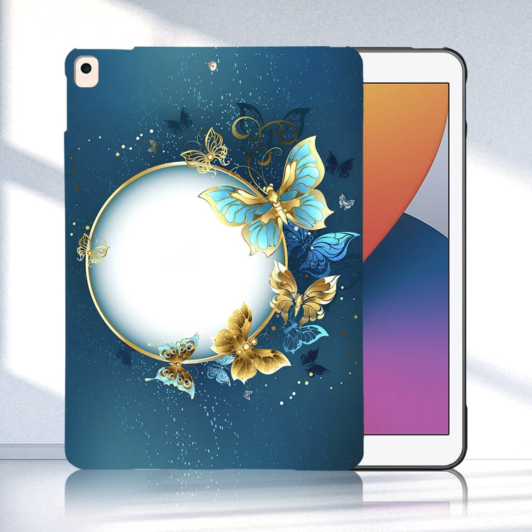 For iPad Air 10.5 2019 Color Painting Pattern Smart Tablet TPU Case