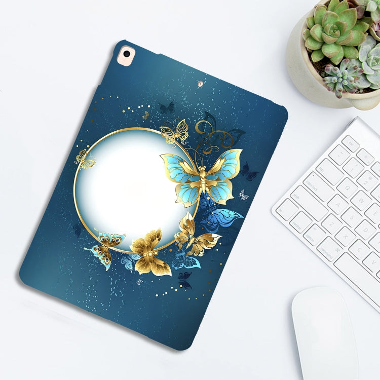 For iPad Air 10.5 2019 Color Painting Pattern Smart Tablet TPU Case