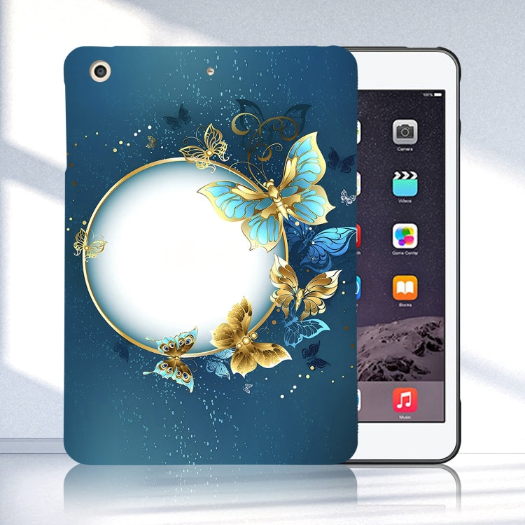 For iPad mini 3 / 2 / 1 Color Painting Pattern Smart Tablet TPU Case