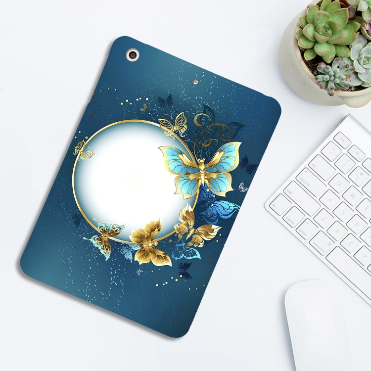 For iPad mini 3 / 2 / 1 Color Painting Pattern Smart Tablet TPU Case