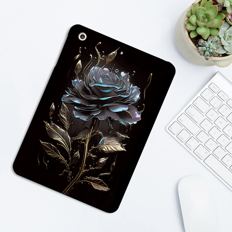 For iPad mini 3 / 2 / 1 Color Painting Pattern Smart Tablet TPU Case