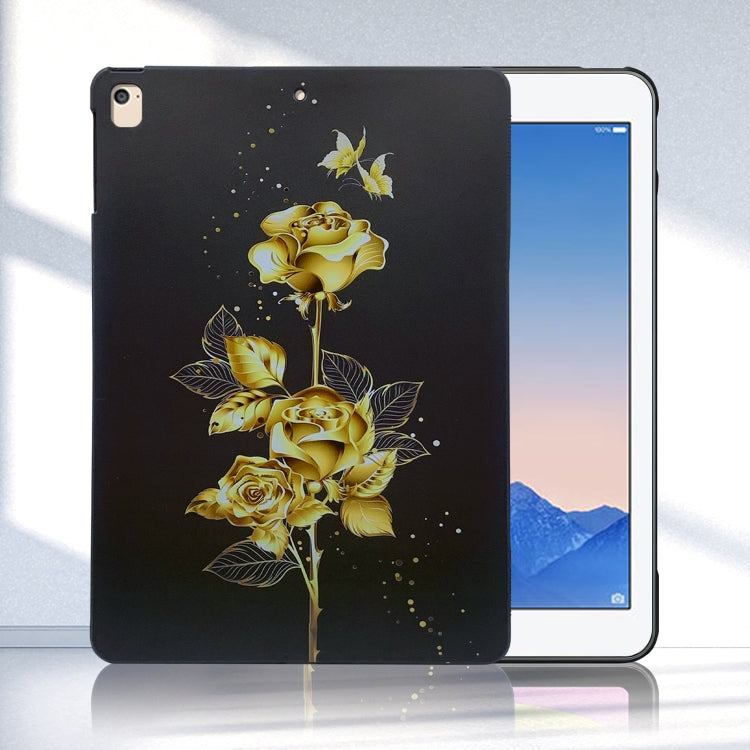 For iPad Air / Air 2 / 9.7 2017 / 2018 Color Painting Pattern Smart Tablet TPU Case