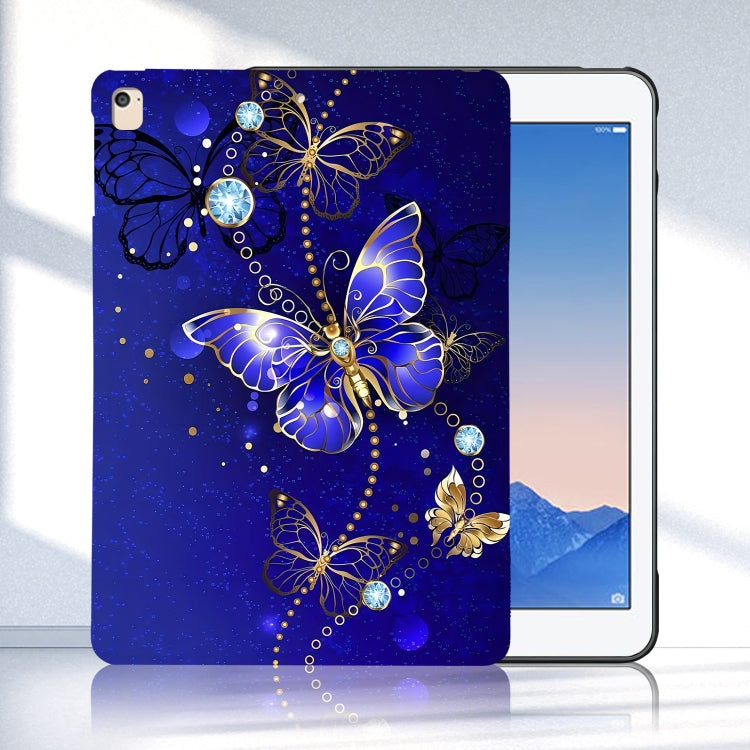 For iPad Air / Air 2 / 9.7 2017 / 2018 Color Painting Pattern Smart Tablet TPU Case