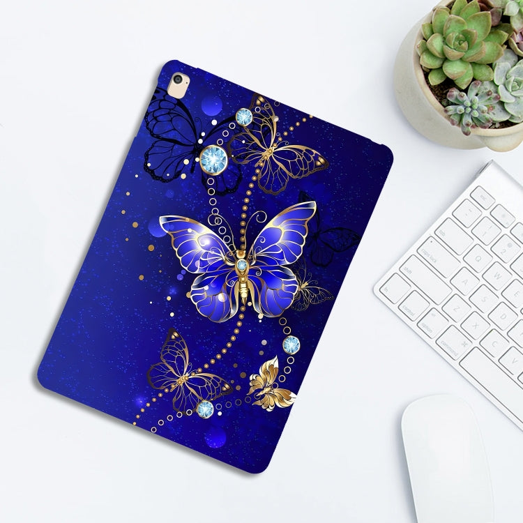 For iPad Air / Air 2 / 9.7 2017 / 2018 Color Painting Pattern Smart Tablet TPU Case