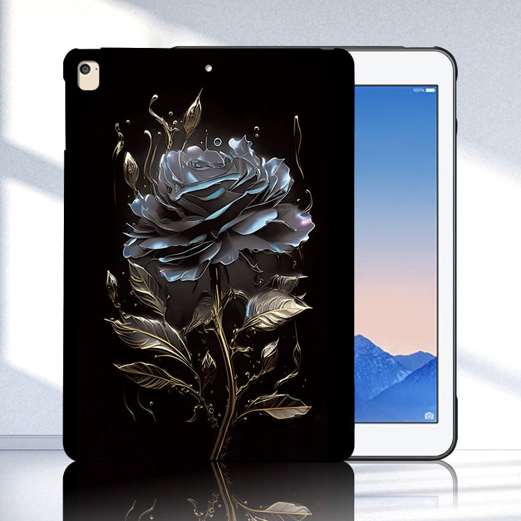 For iPad Air / Air 2 / 9.7 2017 / 2018 Color Painting Pattern Smart Tablet TPU Case