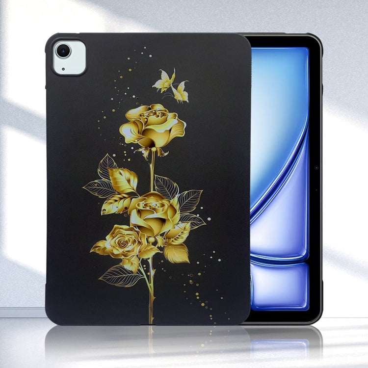 For iPad Air 13 2026 / 2025 / 2024 Color Painting Pattern Smart Tablet TPU Case