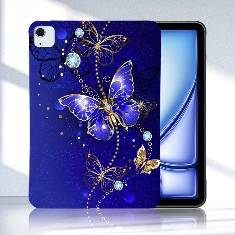 For iPad Air 13 2026 / 2025 / 2024 Color Painting Pattern Smart Tablet TPU Case