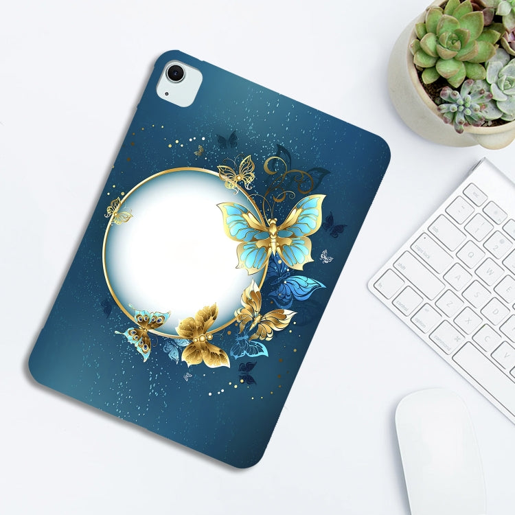 For iPad Air 13 2026 / 2025 / 2024 Color Painting Pattern Smart Tablet TPU Case