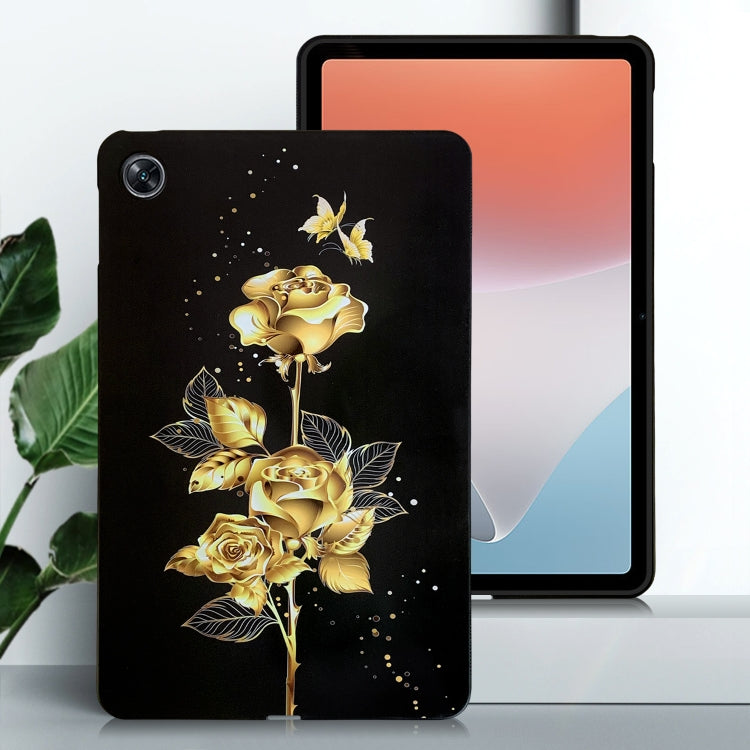 For OPPO Pad Air Color Painting Pattern Smart Tablet TPU Case