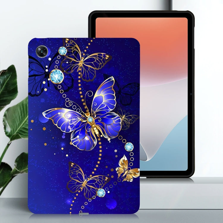 For OPPO Pad Air Color Painting Pattern Smart Tablet TPU Case