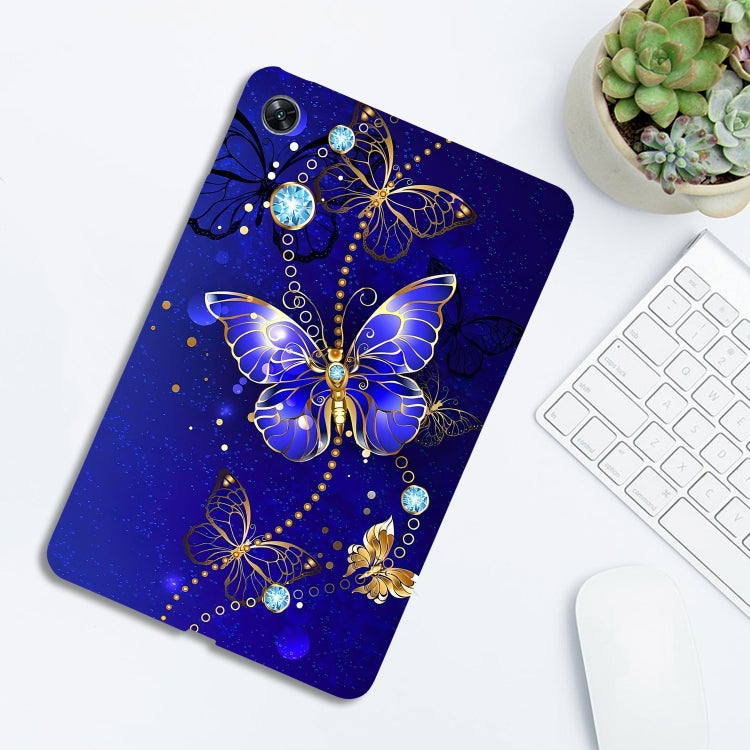 For OPPO Pad Air Color Painting Pattern Smart Tablet TPU Case