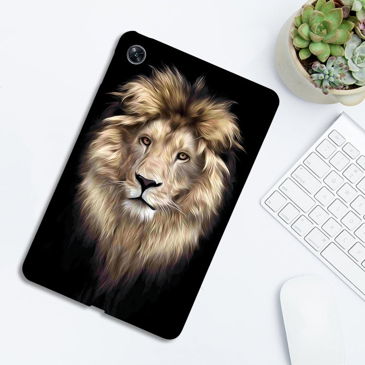 For OPPO Pad Air Color Painting Pattern Smart Tablet TPU Case