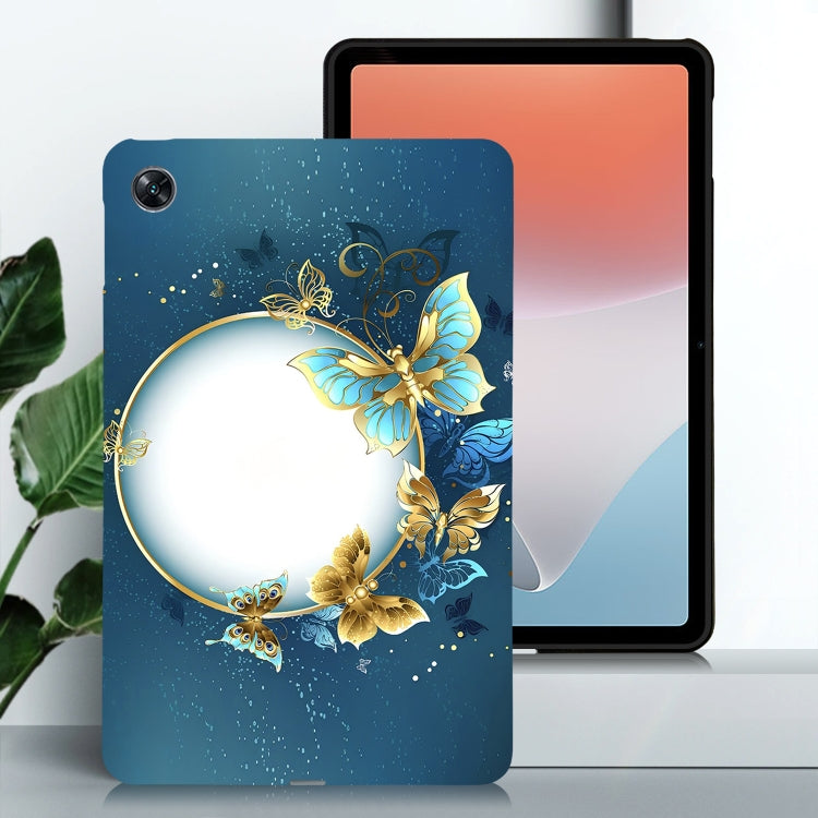 For OPPO Pad Air Color Painting Pattern Smart Tablet TPU Case