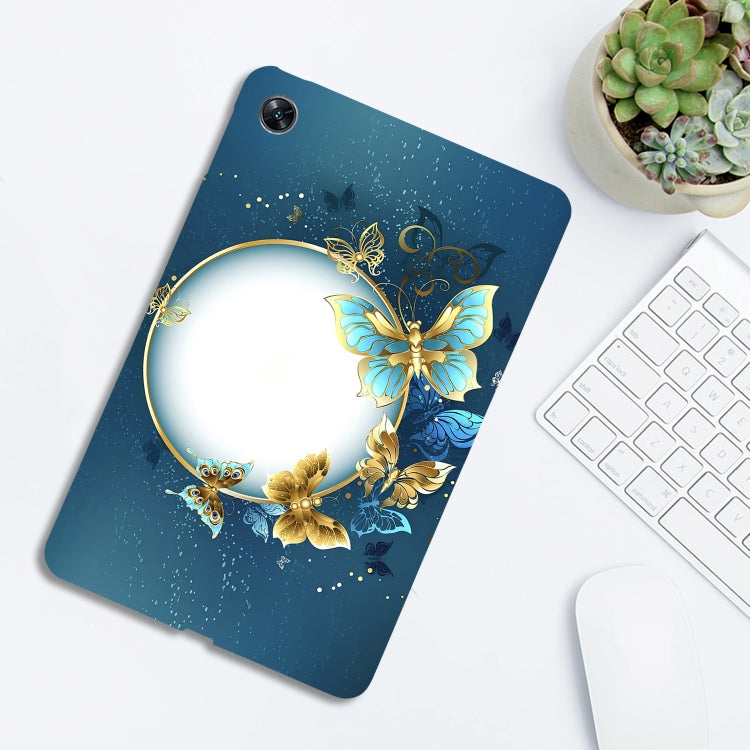 For OPPO Pad Air Color Painting Pattern Smart Tablet TPU Case
