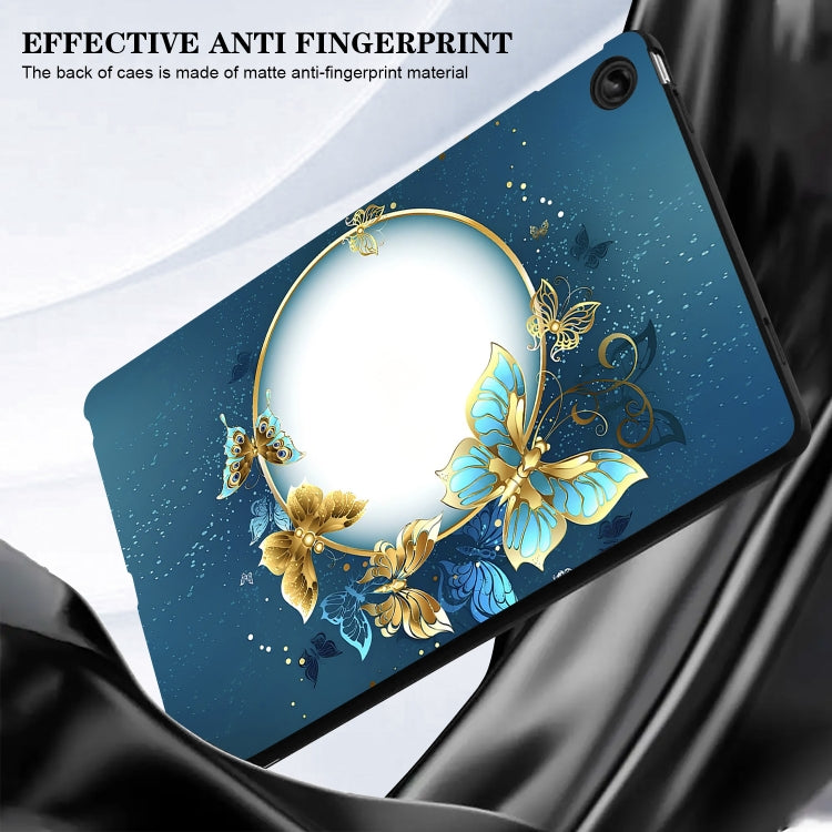 For OPPO Pad Air Color Painting Pattern Smart Tablet TPU Case