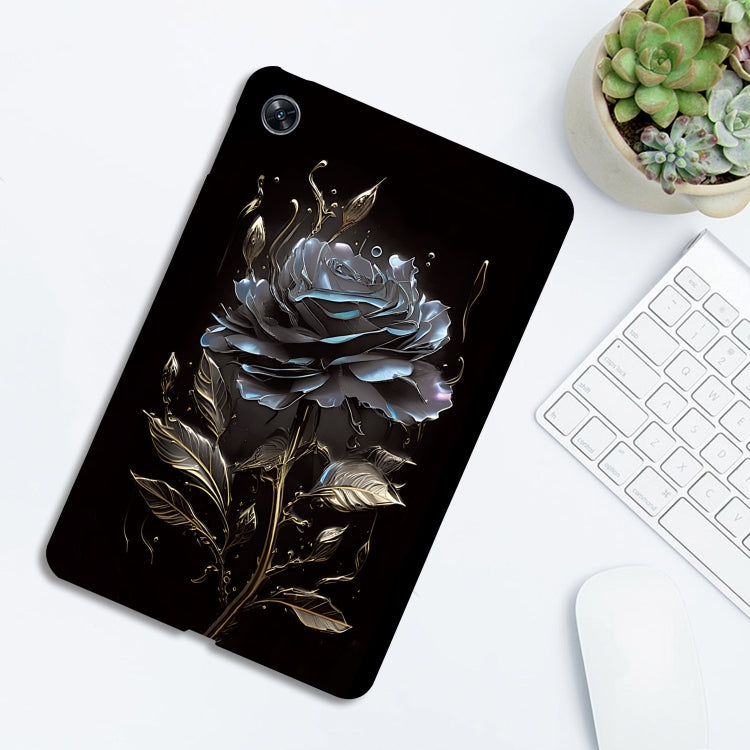 For OPPO Pad Air Color Painting Pattern Smart Tablet TPU Case