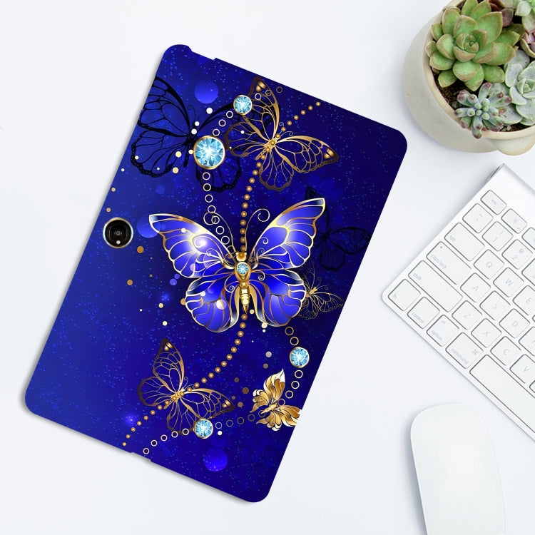 For OPPO Pad Neo / Pad Air2 Color Painting Pattern Smart Tablet TPU Case