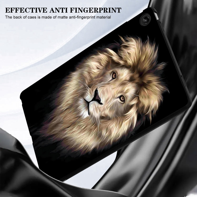 For OPPO Pad Neo / Pad Air2 Color Painting Pattern Smart Tablet TPU Case