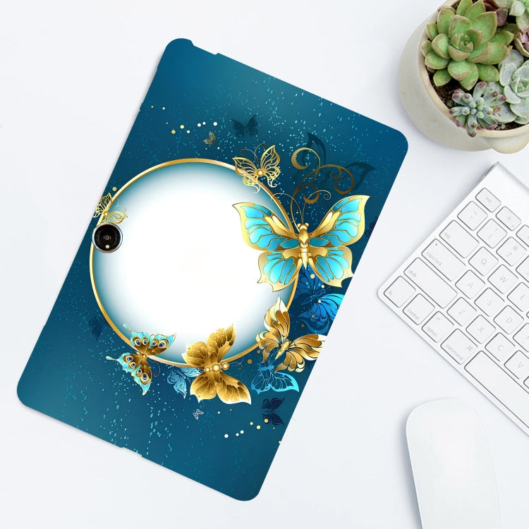 For OPPO Pad Neo / Pad Air2 Color Painting Pattern Smart Tablet TPU Case