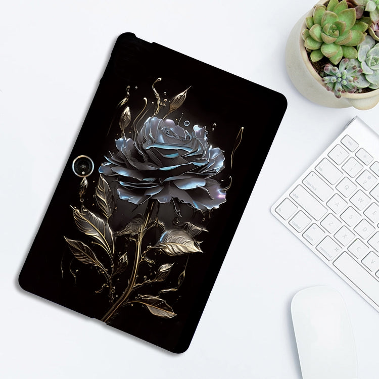 For OPPO Pad Neo / Pad Air2 Color Painting Pattern Smart Tablet TPU Case