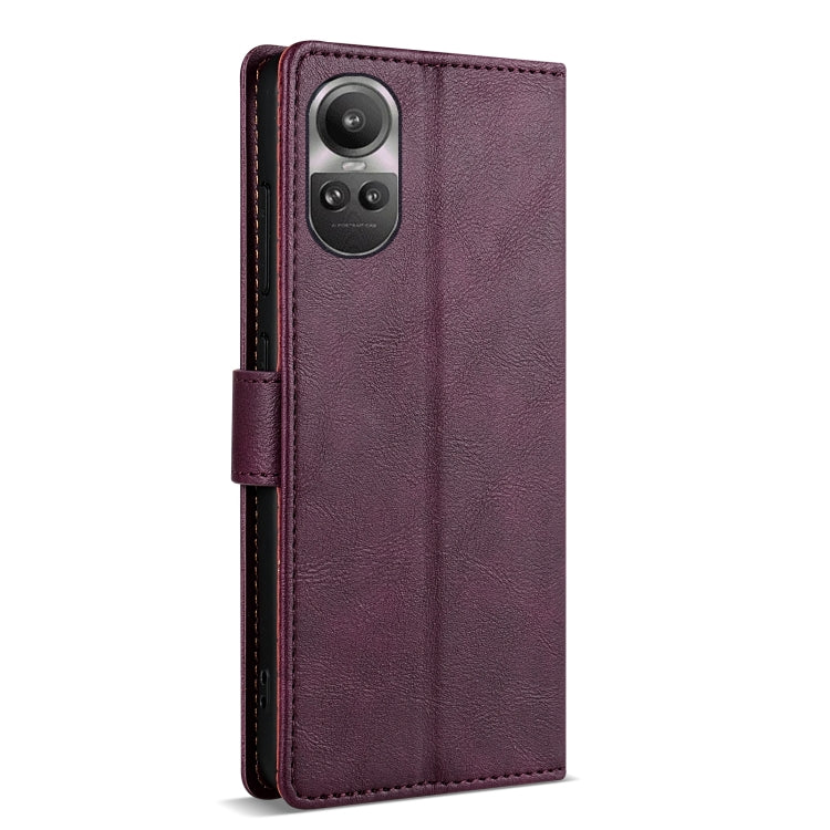 For OPPO Reno10 Pro 5G / Reno10 5G Global N.BEKUS CSJ-P1 Solid Color Leather Phone Case