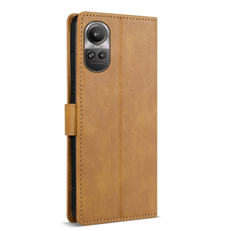 For OPPO Reno10 Pro 5G / Reno10 5G Global N.BEKUS CSJ-P1 Solid Color Leather Phone Case