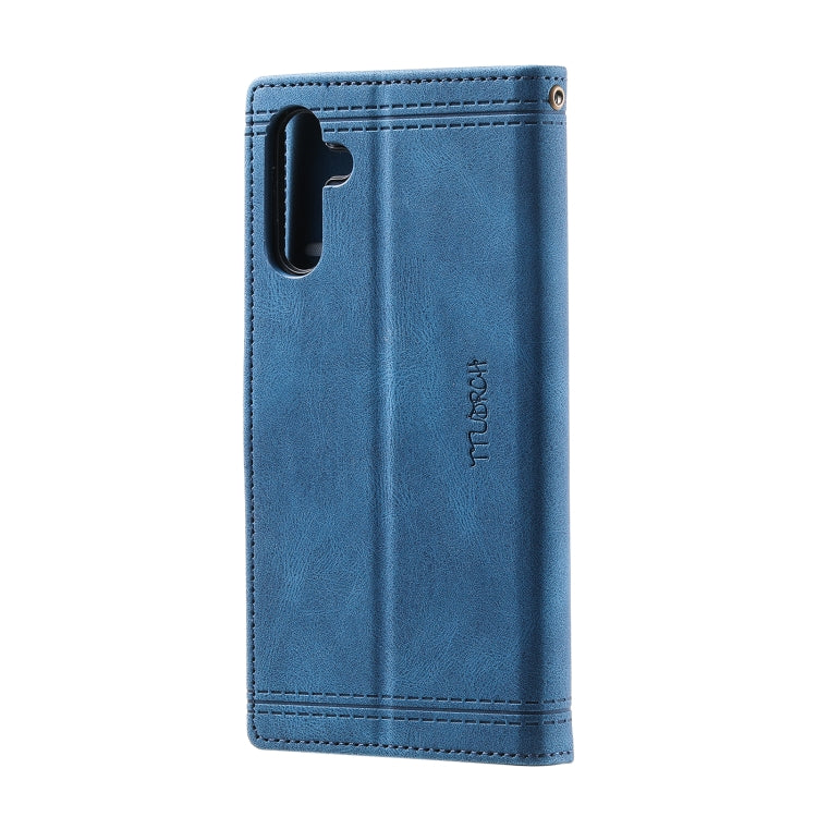 For Samsung Galaxy A16 5G TTUDRCH Embossed Line Splicing Leather Phone Case
