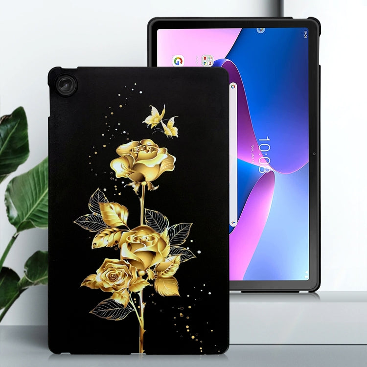 For Lenovo Tab M10 Plus 3rd Gen Color Painting Pattern Smart Tablet TPU Case