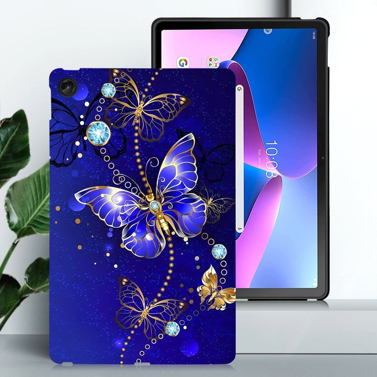 For Lenovo Tab M10 Plus 3rd Gen Color Painting Pattern Smart Tablet TPU Case
