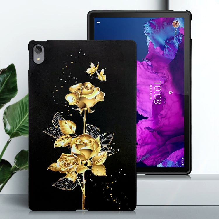 For Lenovo Xiaoxin Pad Plus 2021  Color Painting Pattern Smart Tablet TPU Case