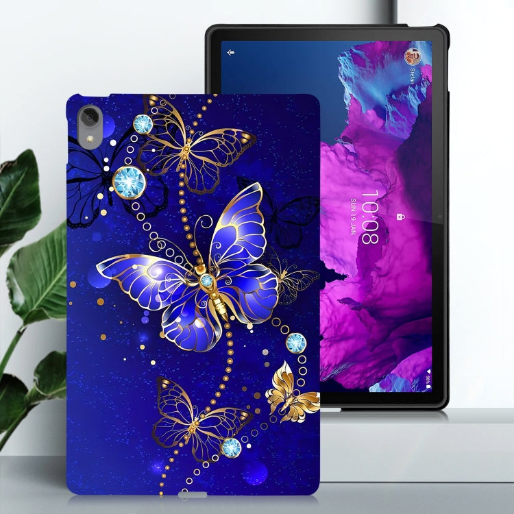 For Lenovo Xiaoxin Pad Plus 2021  Color Painting Pattern Smart Tablet TPU Case