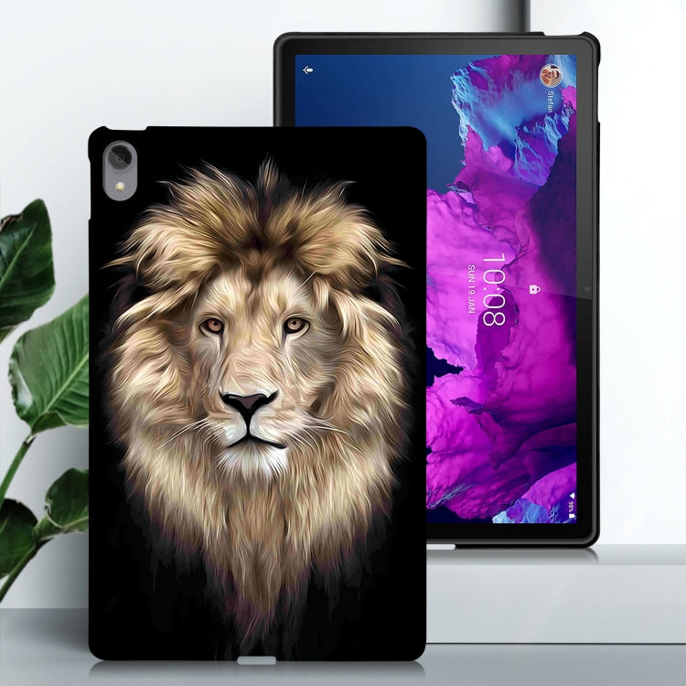 For Lenovo Xiaoxin Pad Plus 2021  Color Painting Pattern Smart Tablet TPU Case