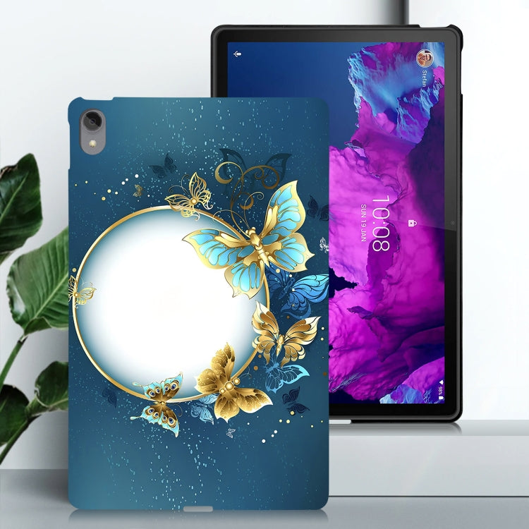 For Lenovo Xiaoxin Pad Plus 2021  Color Painting Pattern Smart Tablet TPU Case
