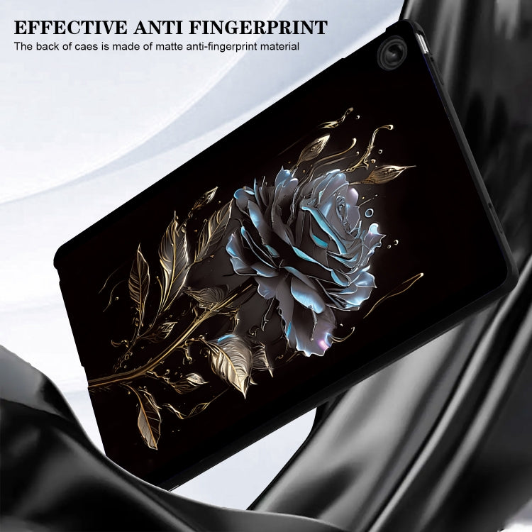 For Lenovo M10 Plus Color Painting Pattern Smart Tablet TPU Case