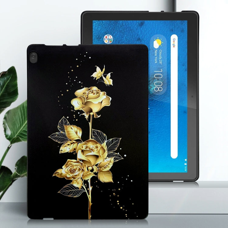 For Lenovo Tab M10 Color Painting Pattern Smart Tablet TPU Case