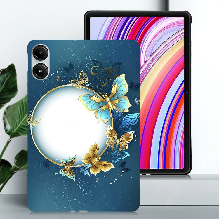 For Redmi Pad Pro / Pad Pro 5G Color Painting Pattern Smart Tablet TPU Case