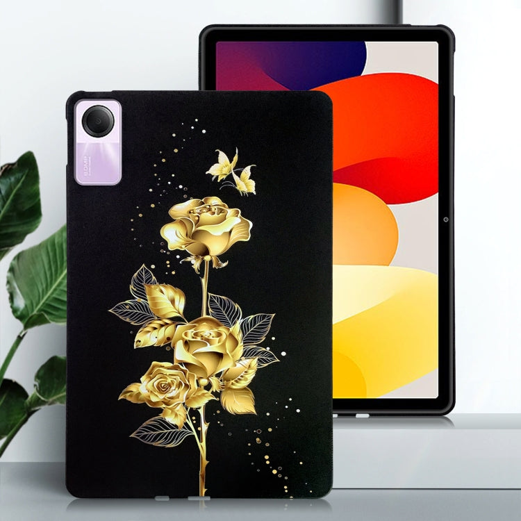 For Redmi Pad SE Color Painting Pattern Smart Tablet TPU Case