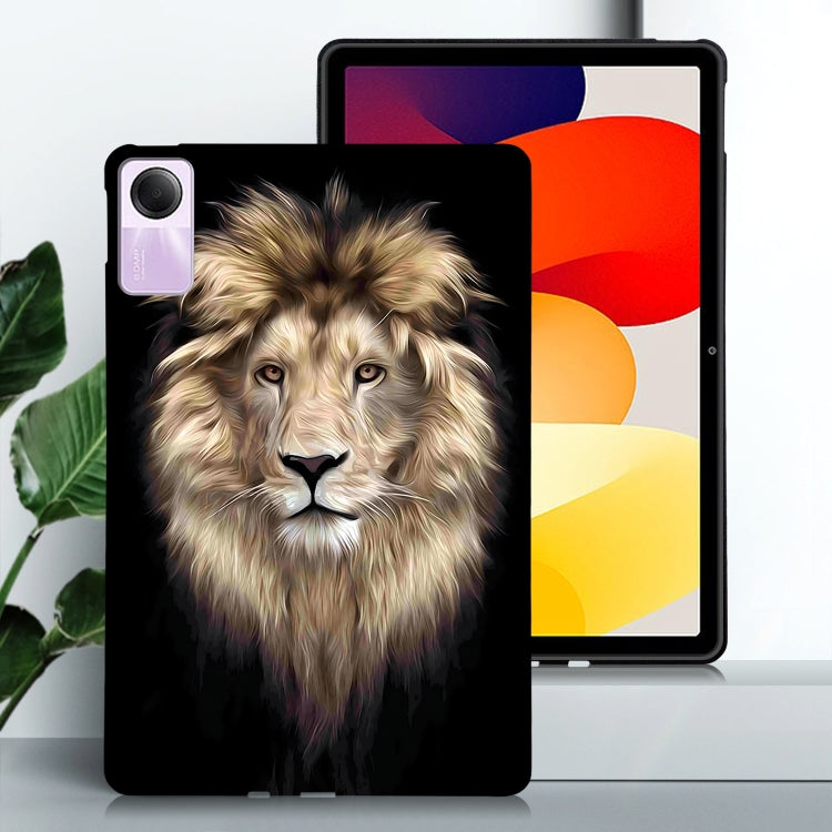 For Redmi Pad SE Color Painting Pattern Smart Tablet TPU Case