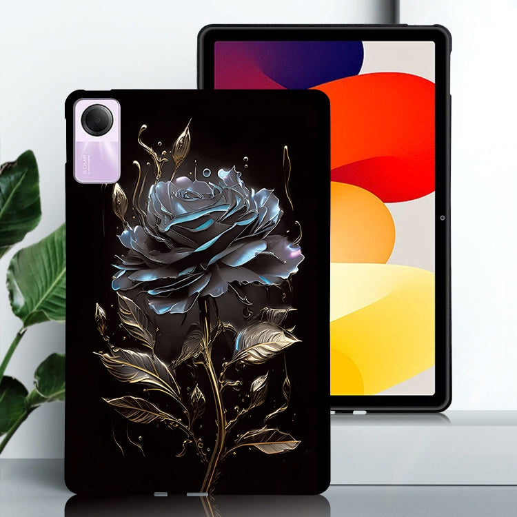 For Redmi Pad SE Color Painting Pattern Smart Tablet TPU Case