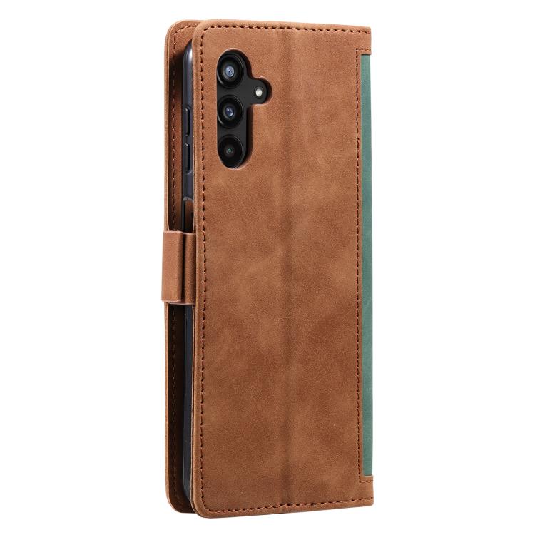 For Samsung Galaxy A37 5G Retro Splicing Horizontal Flip Leather Phone Case