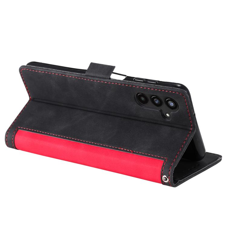 For Samsung Galaxy A37 5G Retro Splicing Horizontal Flip Leather Phone Case
