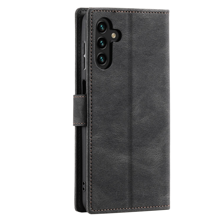 For Samsung Galaxy A16 5G Nail Skin Feel Stitching Calf Texture Leather Phone Case