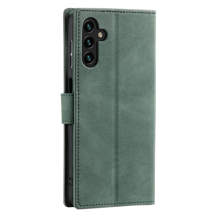For Samsung Galaxy A16 5G Nail Skin Feel Stitching Calf Texture Leather Phone Case