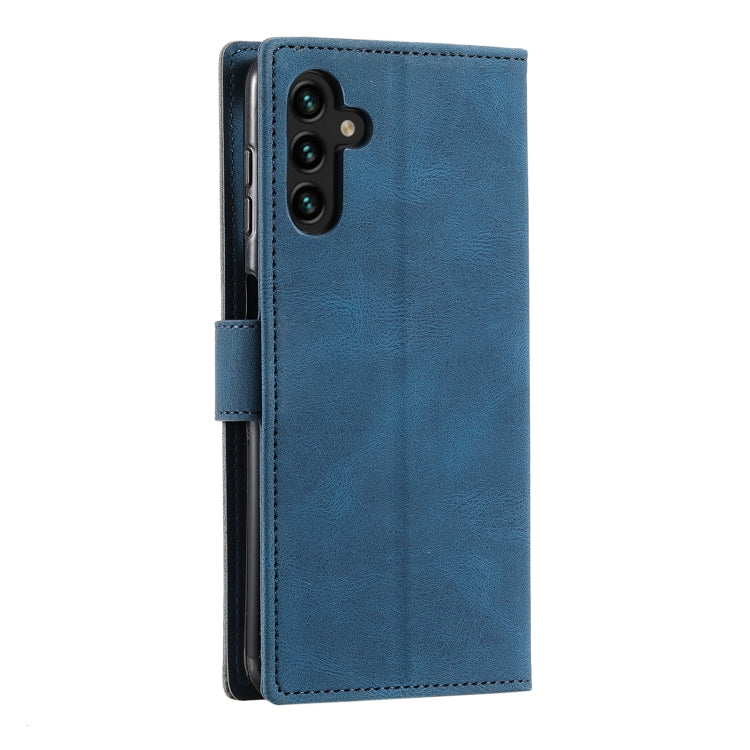 For Samsung Galaxy A16 5G Nail Skin Feel Stitching Calf Texture Leather Phone Case
