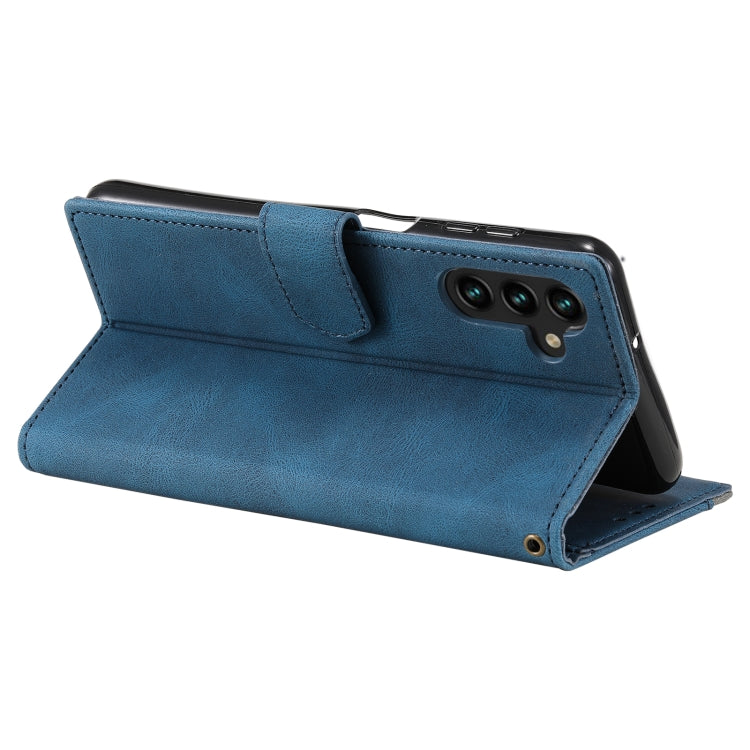 For Samsung Galaxy A16 5G Nail Skin Feel Stitching Calf Texture Leather Phone Case