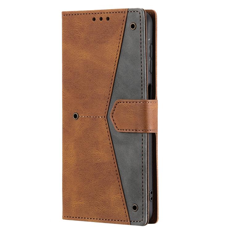 For Samsung Galaxy A37 5G Nail Skin Feel Stitching Calf Texture Leather Phone Case